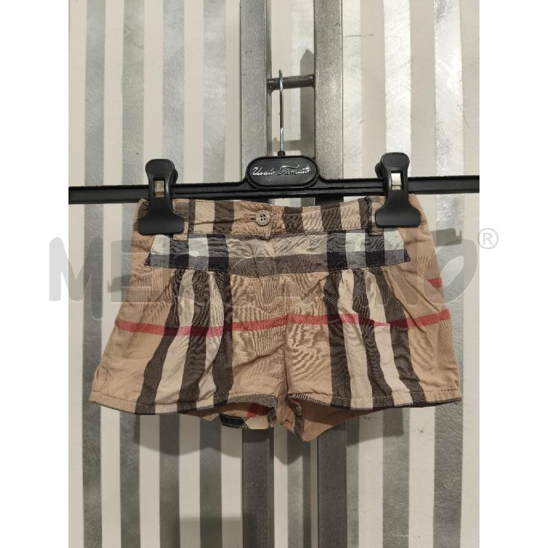 PANTALONCINO BAMBINO BURBERRY BEIGE CHECK | Mercatino dell'Usato Campobasso 1
