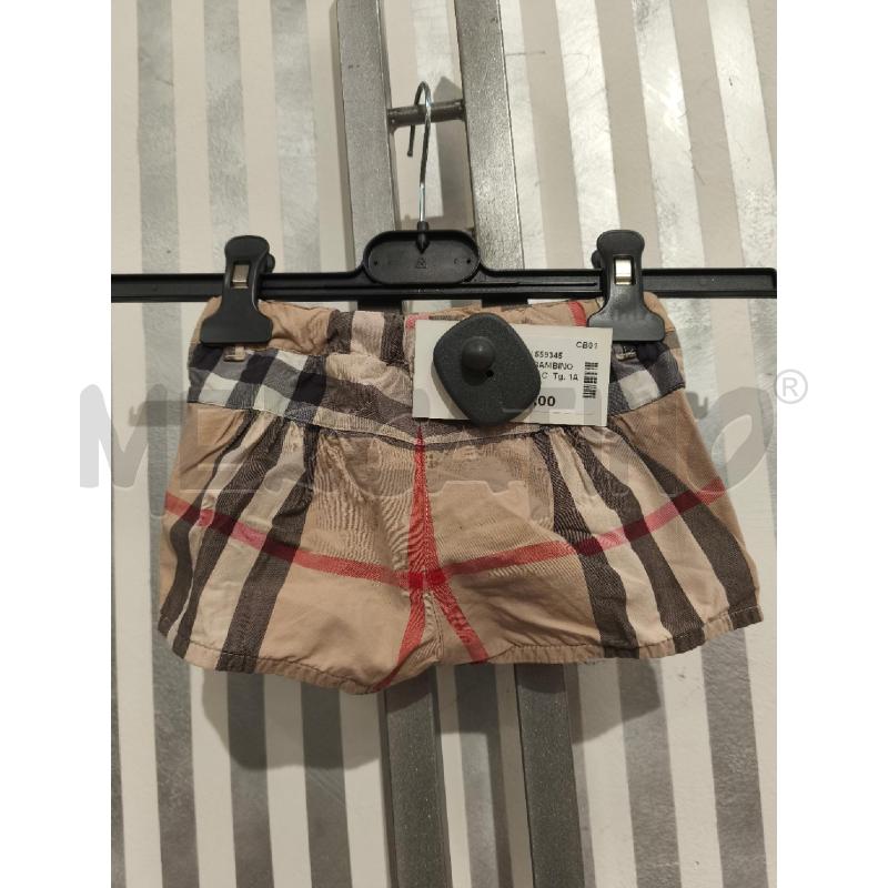 PANTALONCINO BAMBINO BURBERRY BEIGE CHECK | Mercatino dell'Usato Campobasso 3
