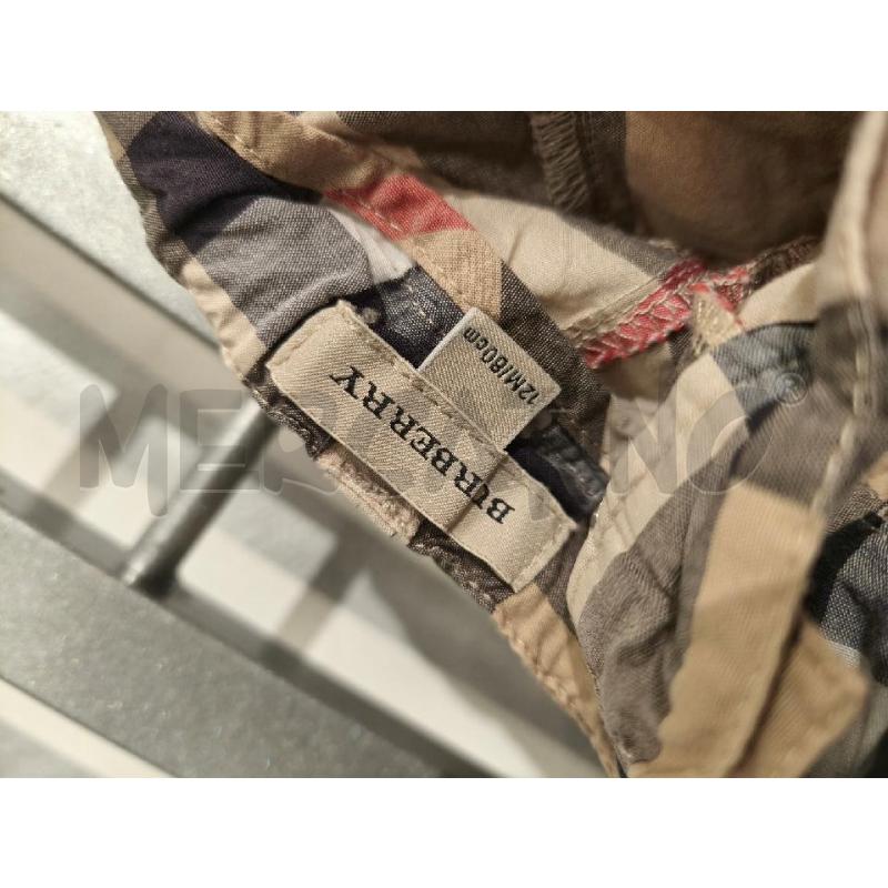 PANTALONCINO BAMBINO BURBERRY BEIGE CHECK | Mercatino dell'Usato Campobasso 4