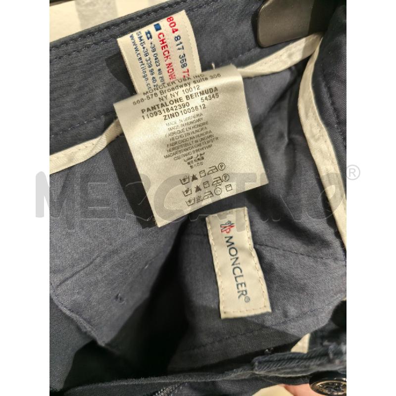 PANTALONCINO DONNA MONCLER BLU | Mercatino dell'Usato Campobasso 3