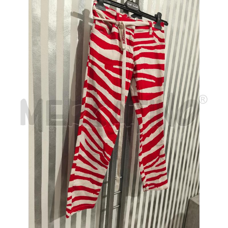 PANTALONE BAMBINA MOSCHINO JUNIOR PANNA ROSSO | Mercatino dell'Usato Campobasso 3