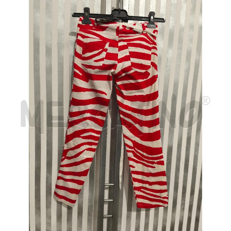 PANTALONE BAMBINA MOSCHINO JUNIOR PANNA ROSSO | Mercatino dell'Usato Campobasso 4