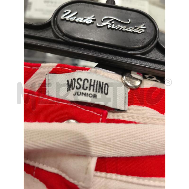 PANTALONE BAMBINA MOSCHINO JUNIOR PANNA ROSSO | Mercatino dell'Usato Campobasso 5