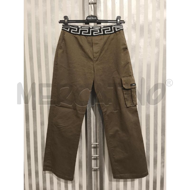 PANTALONE BAMBINO VERSACE OLIVA FASCIA ELASTICA | Mercatino dell'Usato Campobasso 1