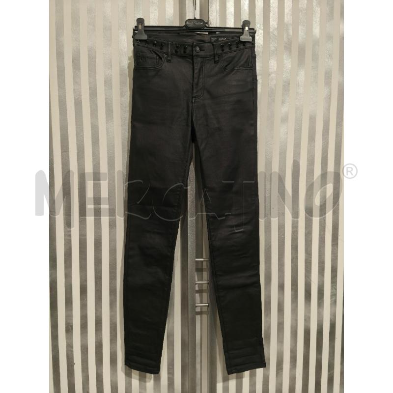 PANTALONE DONNA ARMANI EXCHANGE NERO BORCHIE IN VITA | Mercatino dell'Usato Campobasso 1