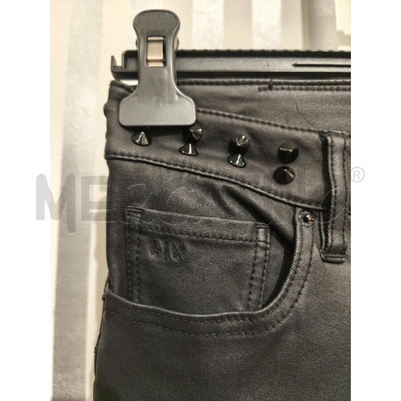 PANTALONE DONNA ARMANI EXCHANGE NERO BORCHIE IN VITA | Mercatino dell'Usato Campobasso 3