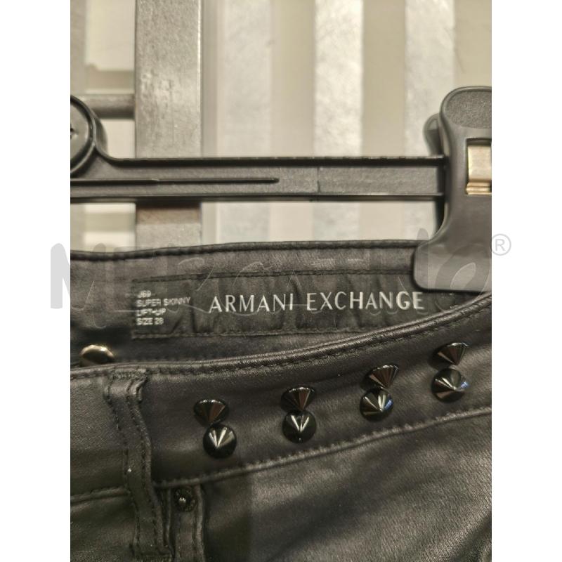 PANTALONE DONNA ARMANI EXCHANGE NERO BORCHIE IN VITA | Mercatino dell'Usato Campobasso 4