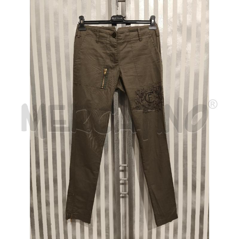 PANTALONE DONNA CRISTINA EFFE VERDE MILITARE CF NERO | Mercatino dell'Usato Campobasso 1