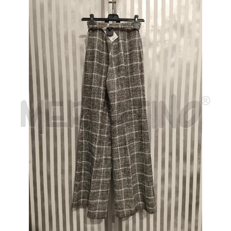PANTALONE DONNA ELISABETTA FRANCHI IN COTONE PANNA NERO | Mercatino dell'Usato Campobasso 5