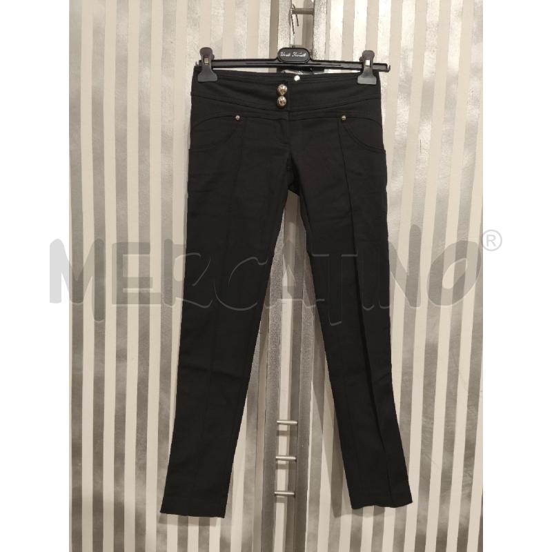 PANTALONE DONNA ELISABETTA FRANCHI NERO 2 BOTT SEMISFERA | Mercatino dell'Usato Campobasso 1