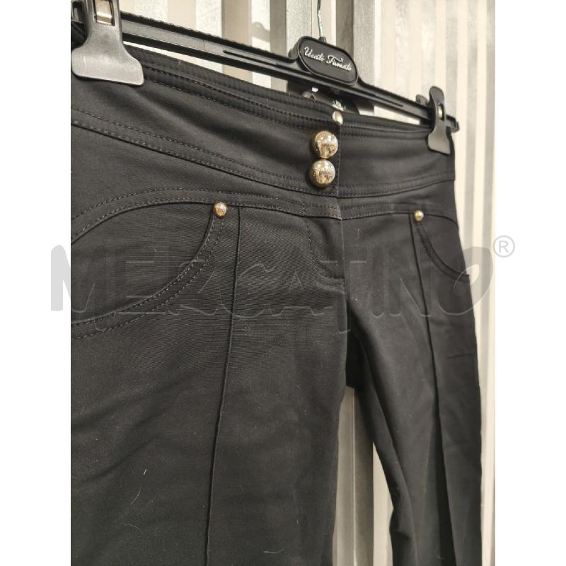PANTALONE DONNA ELISABETTA FRANCHI NERO 2 BOTT SEMISFERA | Mercatino dell'Usato Campobasso 2