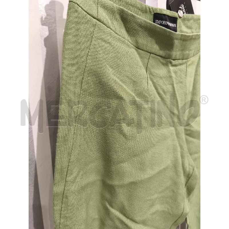 PANTALONE DONNA EMPORIO ARMANI VERDE CHIARO | Mercatino dell'Usato Campobasso 2