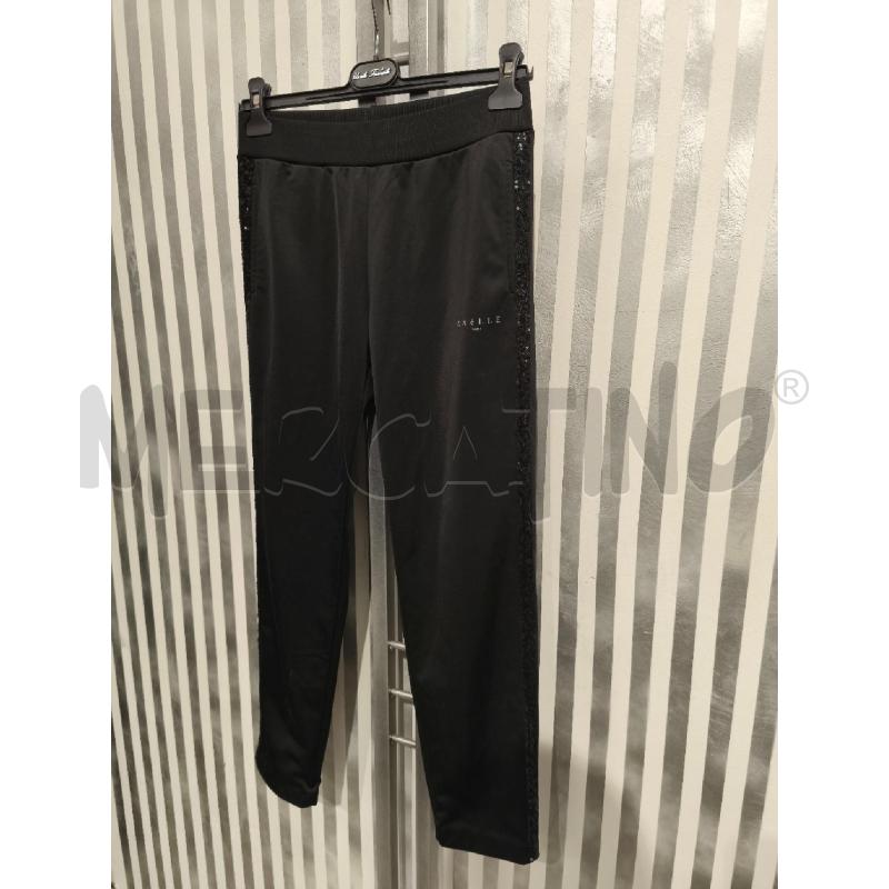 PANTALONE DONNA GAELLE NERO TUTA LATI PAILLETTES NERE | Mercatino dell'Usato Campobasso 4