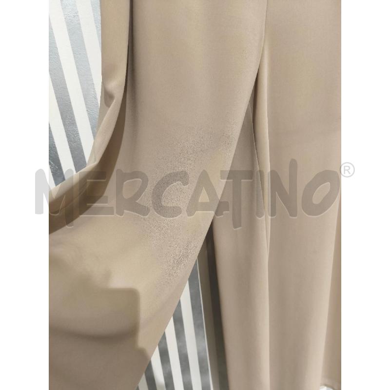 PANTALONE DONNA GATTINONI BEIGE TRASPARENTE CON PANTALONCINO | Mercatino dell'Usato Campobasso 2