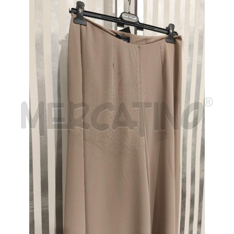 PANTALONE DONNA GATTINONI BEIGE TRASPARENTE CON PANTALONCINO | Mercatino dell'Usato Campobasso 3