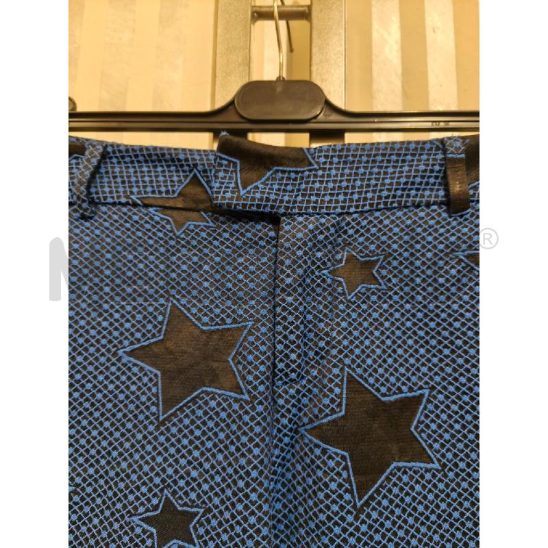PANTALONE DONNA GIULIETTE BROWN BLU NERO STELLE | Mercatino dell'Usato Campobasso 3