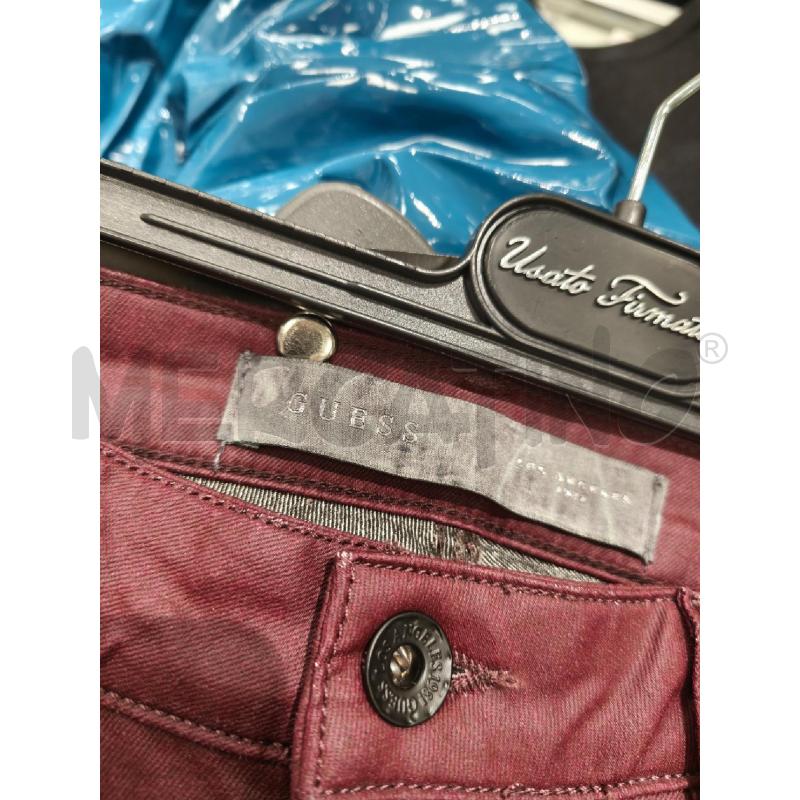 PANTALONE DONNA GUESS BORDEAUX LACCI AI LATI | Mercatino dell'Usato Campobasso 5