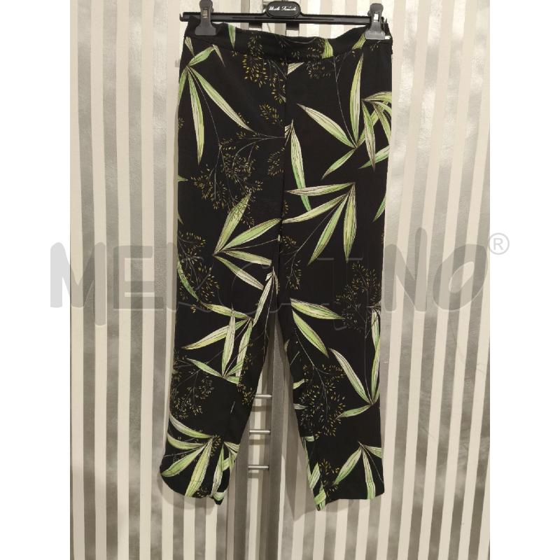PANTALONE DONNA GUESS NERO FOGLIE | Mercatino dell'Usato Campobasso 1