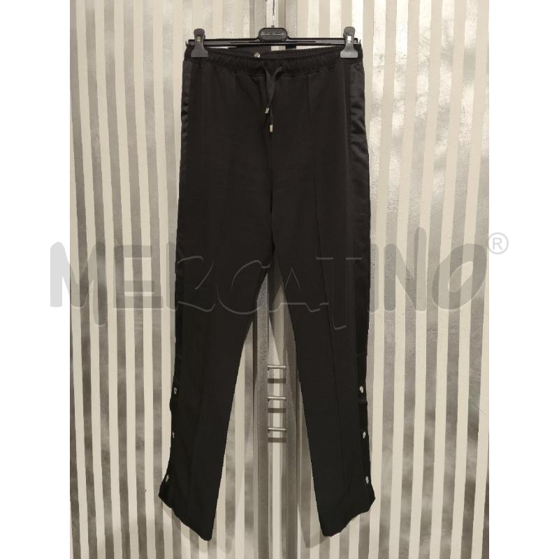 PANTALONE DONNA GUESS NERO LACCI VITA LATI SATINATI | Mercatino dell'Usato Campobasso 1