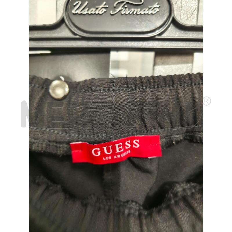 PANTALONE DONNA GUESS NERO LACCI VITA LATI SATINATI | Mercatino dell'Usato Campobasso 2