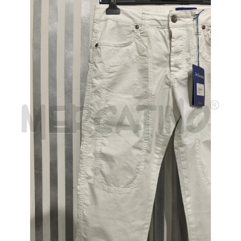 PANTALONE DONNA JECKERSON BIANCO NUOVO | Mercatino dell'Usato Campobasso 2