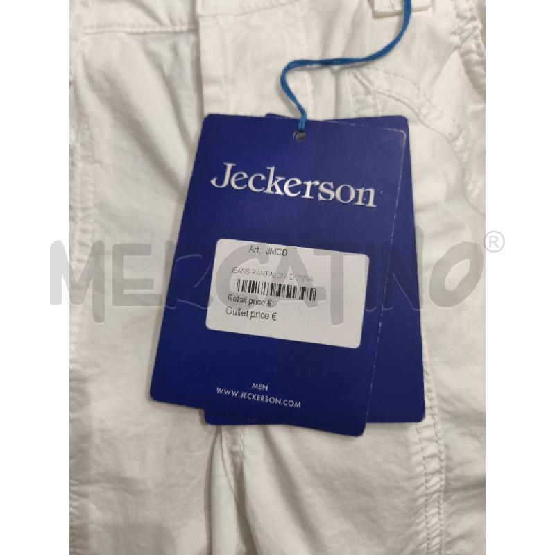 PANTALONE DONNA JECKERSON BIANCO NUOVO | Mercatino dell'Usato Campobasso 5