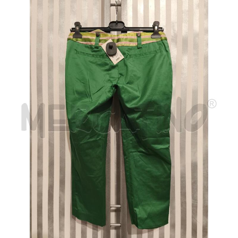 PANTALONE DONNA JUST CAVALLI VERDE FASCIA IN VITA | Mercatino dell'Usato Campobasso 5