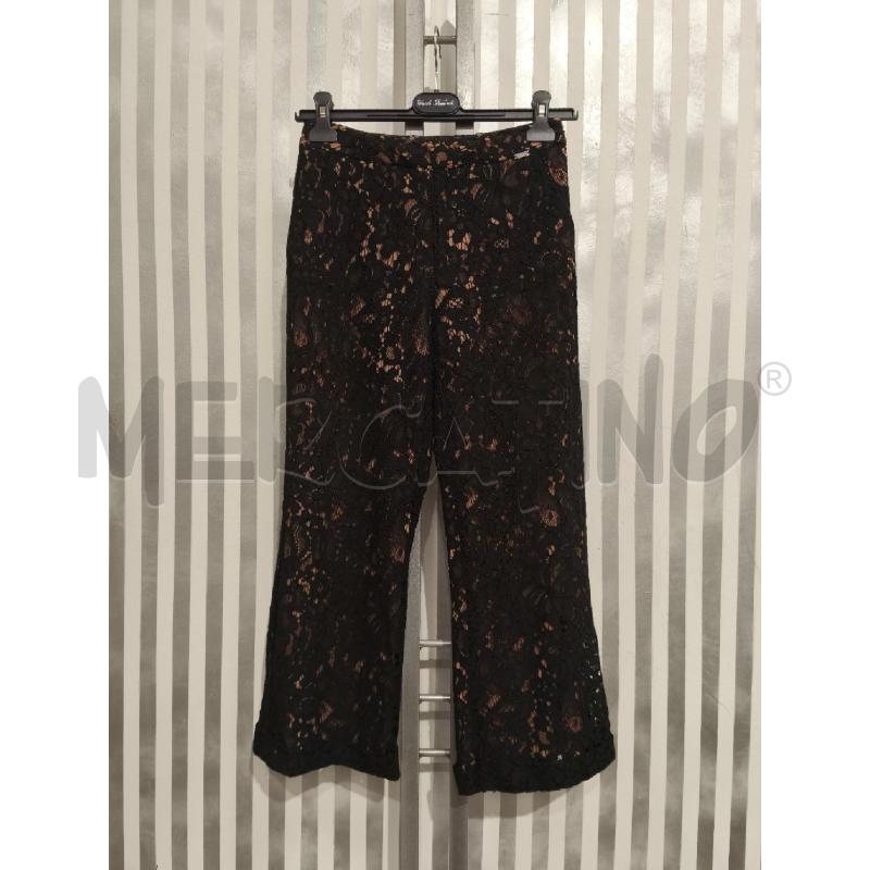 PANTALONE DONNA LE COEUR TWINSET PIZZO NERO FODERA BEIGE | Mercatino dell'Usato Campobasso 1