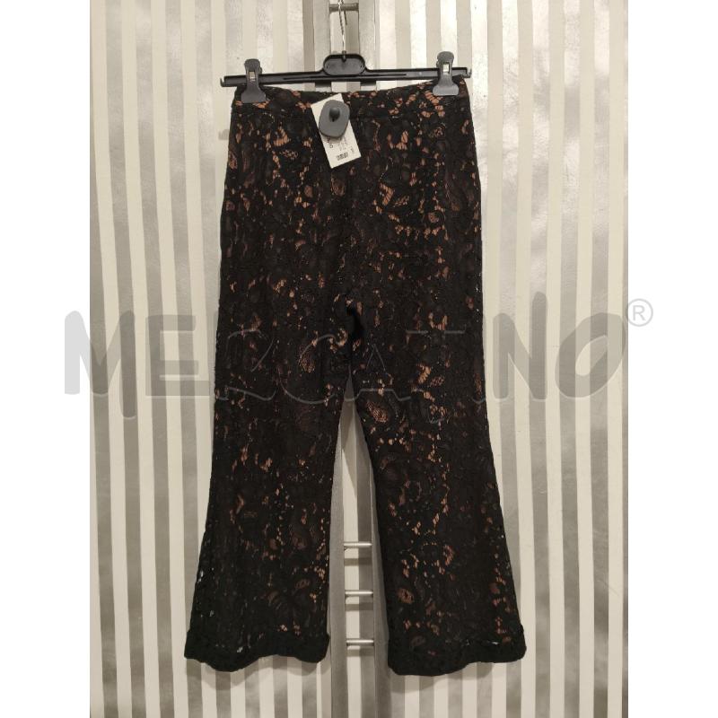PANTALONE DONNA LE COEUR TWINSET PIZZO NERO FODERA BEIGE | Mercatino dell'Usato Campobasso 5