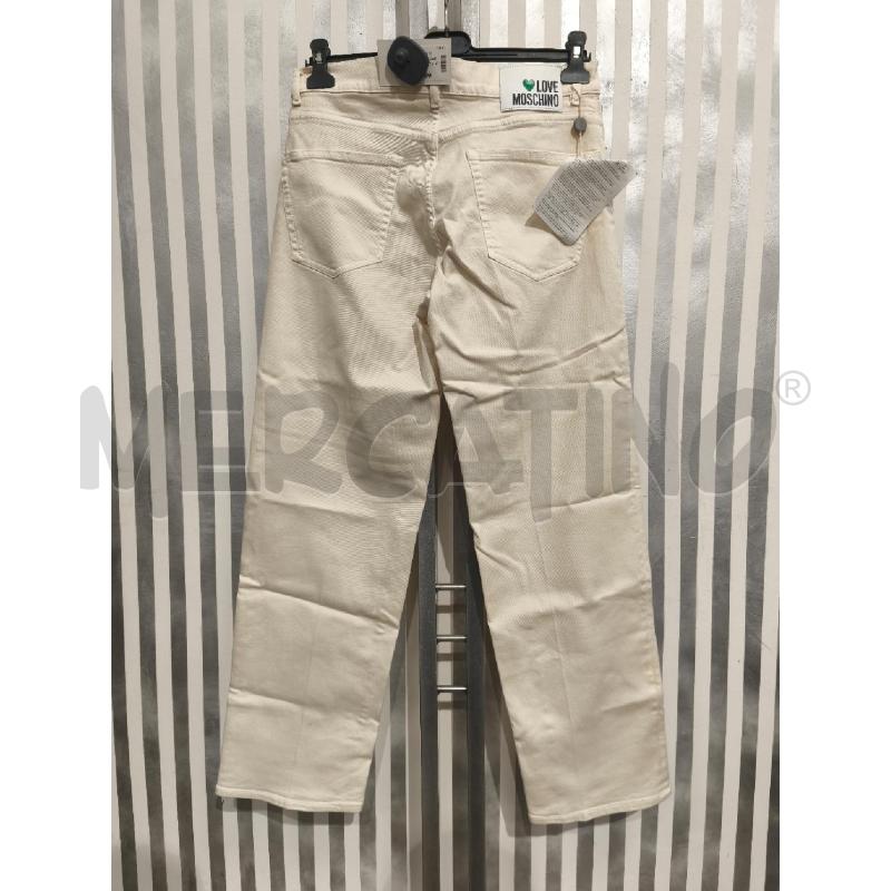 PANTALONE DONNA LOVE MOSCHINO PANNA NUOVO | Mercatino dell'Usato Campobasso 4