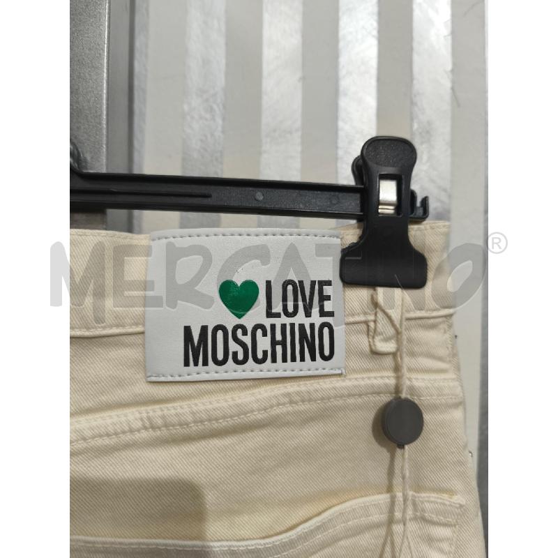 PANTALONE DONNA LOVE MOSCHINO PANNA NUOVO | Mercatino dell'Usato Campobasso 5