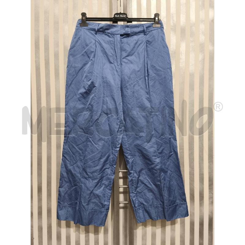 PANTALONE DONNA MANILA GRACE INDACO SATINATO | Mercatino dell'Usato Campobasso 1