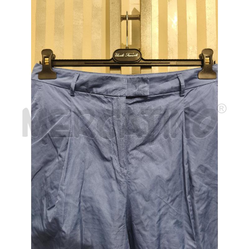 PANTALONE DONNA MANILA GRACE INDACO SATINATO | Mercatino dell'Usato Campobasso 3