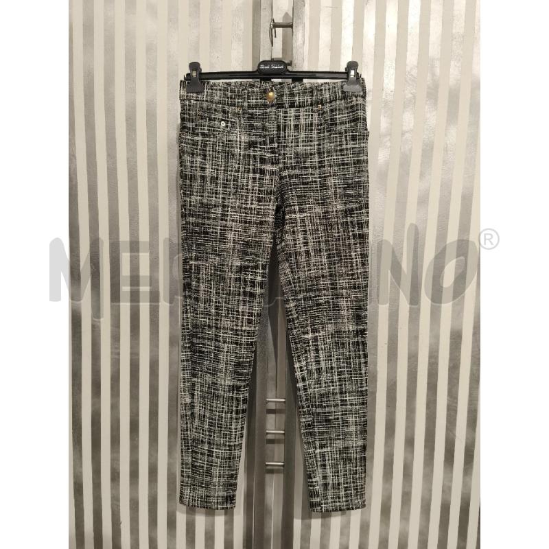 PANTALONE DONNA MOSCHINO BOUTIQUE NERO BIANCO | Mercatino dell'Usato Campobasso 1
