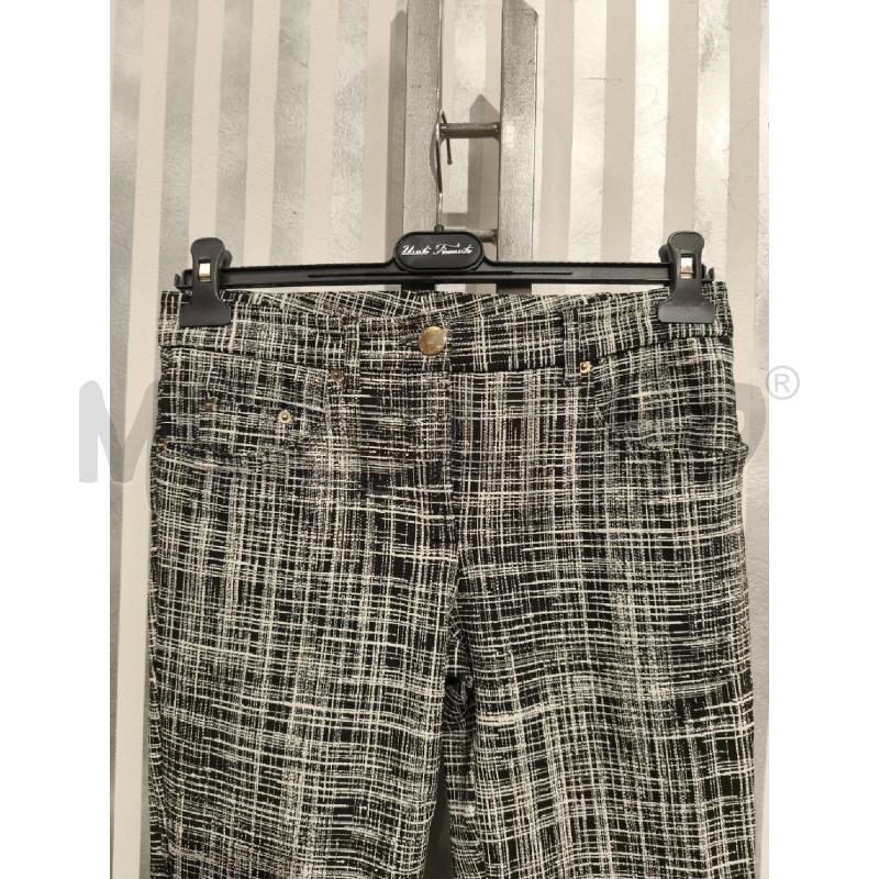 PANTALONE DONNA MOSCHINO BOUTIQUE NERO BIANCO | Mercatino dell'Usato Campobasso 2