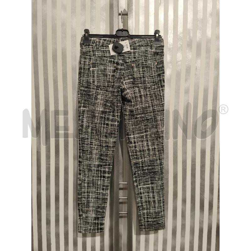 PANTALONE DONNA MOSCHINO BOUTIQUE NERO BIANCO | Mercatino dell'Usato Campobasso 5