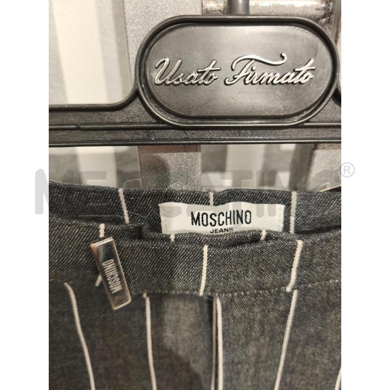 PANTALONE DONNA MOSCHINO JEANS GRIGIO GESSATO | Mercatino dell'Usato Campobasso 2