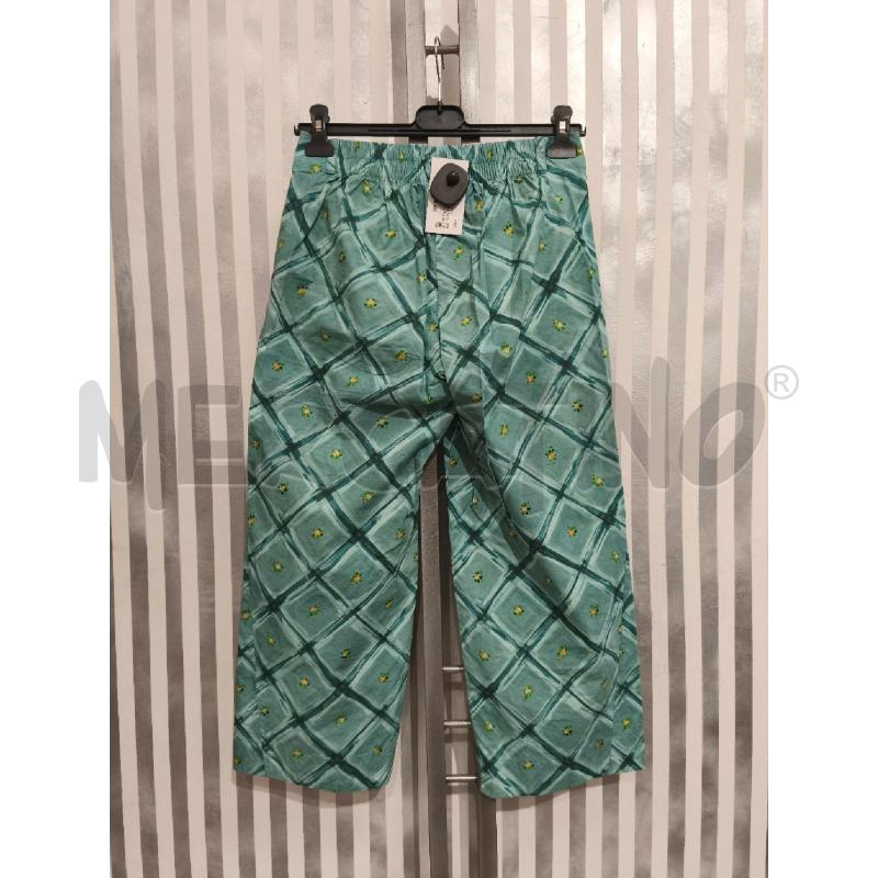 PANTALONE DONNA OTTOD'AME ACQUAMARINA FIORELLINI | Mercatino dell'Usato Campobasso 5