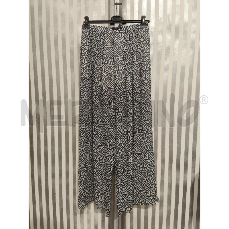 PANTALONE DONNA PATRIZIA PEPE BIANCO BLU GEOM | Mercatino dell'Usato Campobasso 1