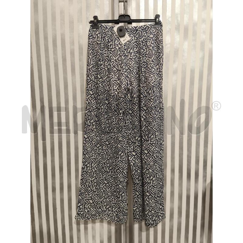 PANTALONE DONNA PATRIZIA PEPE BIANCO BLU GEOM | Mercatino dell'Usato Campobasso 5