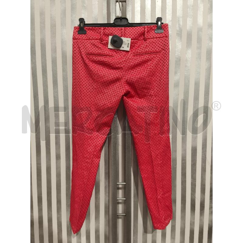 PANTALONE DONNA PATRIZIA PEPE CORALLO ROMBI | Mercatino dell'Usato Campobasso 4