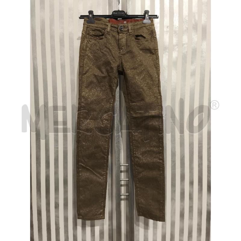 PANTALONE DONNA PINKO DORATO GLITTER | Mercatino dell'Usato Campobasso 1