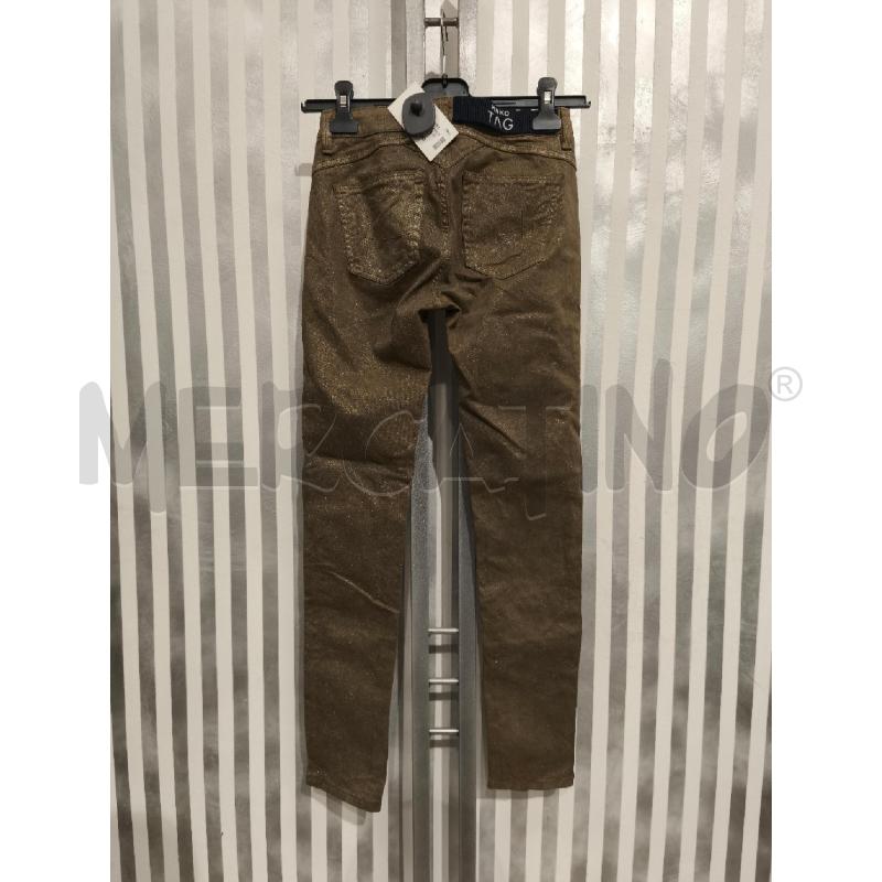 PANTALONE DONNA PINKO DORATO GLITTER | Mercatino dell'Usato Campobasso 4