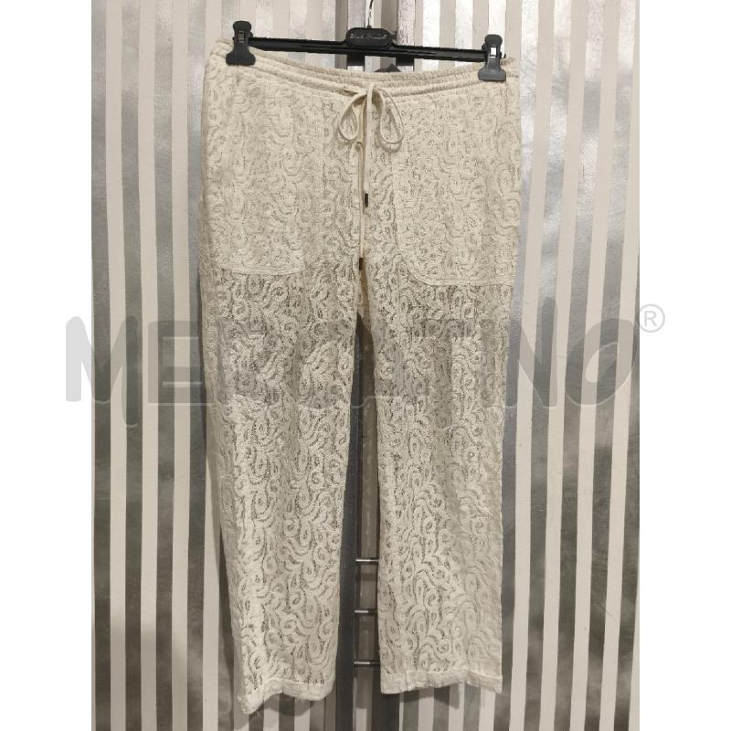PANTALONE DONNA PINKO PIZZO PANNA | Mercatino dell'Usato Campobasso 1