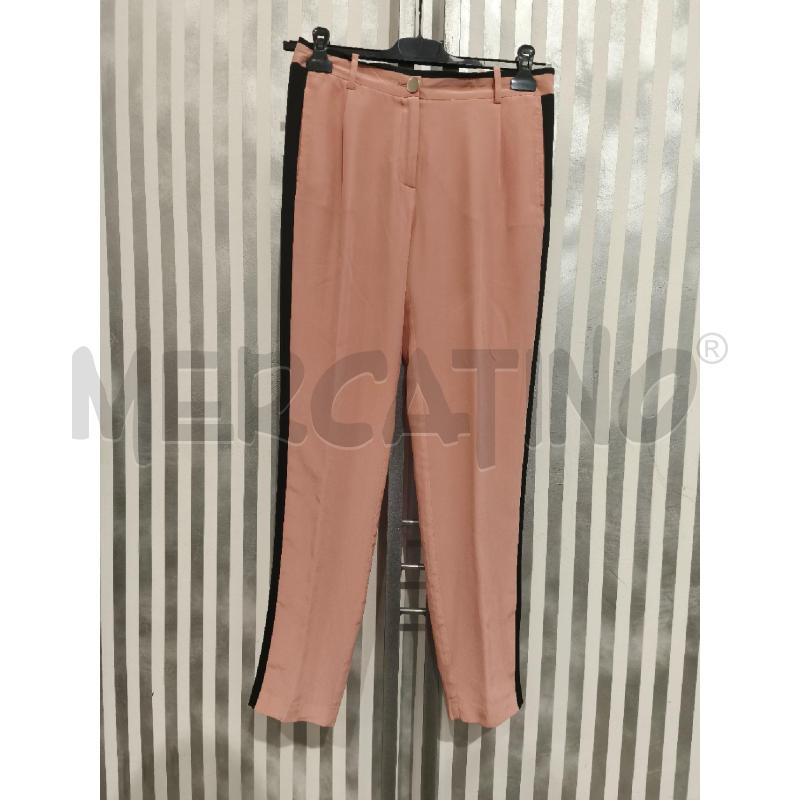 PANTALONE DONNA PINKO SALMONE RIGA NERA | Mercatino dell'Usato Campobasso 1