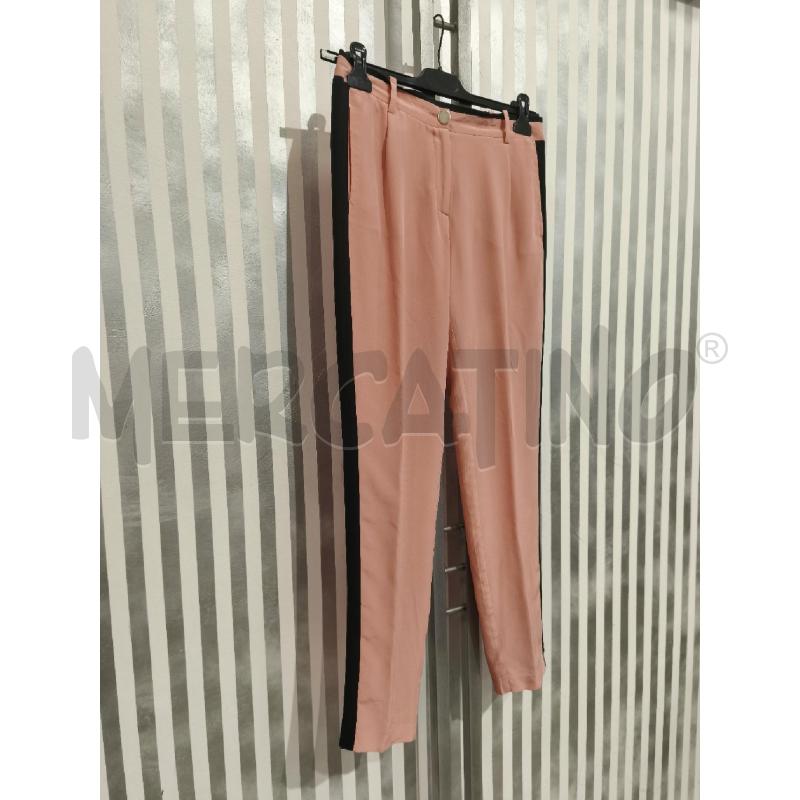 PANTALONE DONNA PINKO SALMONE RIGA NERA | Mercatino dell'Usato Campobasso 3