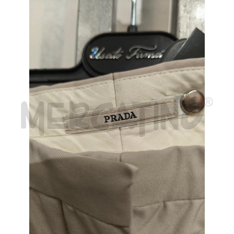 PANTALONE DONNA PRADA BEIGE | Mercatino dell'Usato Campobasso 2