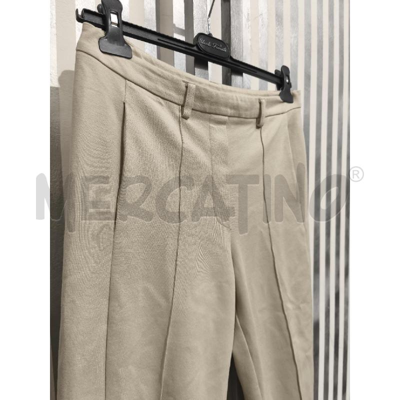 PANTALONE DONNA TWINSET PANNA ZIP LATO | Mercatino dell'Usato Campobasso 2