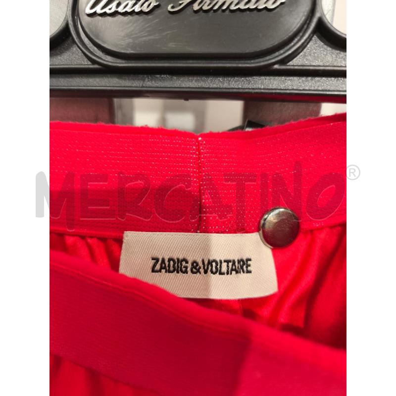 PANTALONE DONNA ZADIG E VOLTAIRE ROSSO LATI BLU | Mercatino dell'Usato Campobasso 2