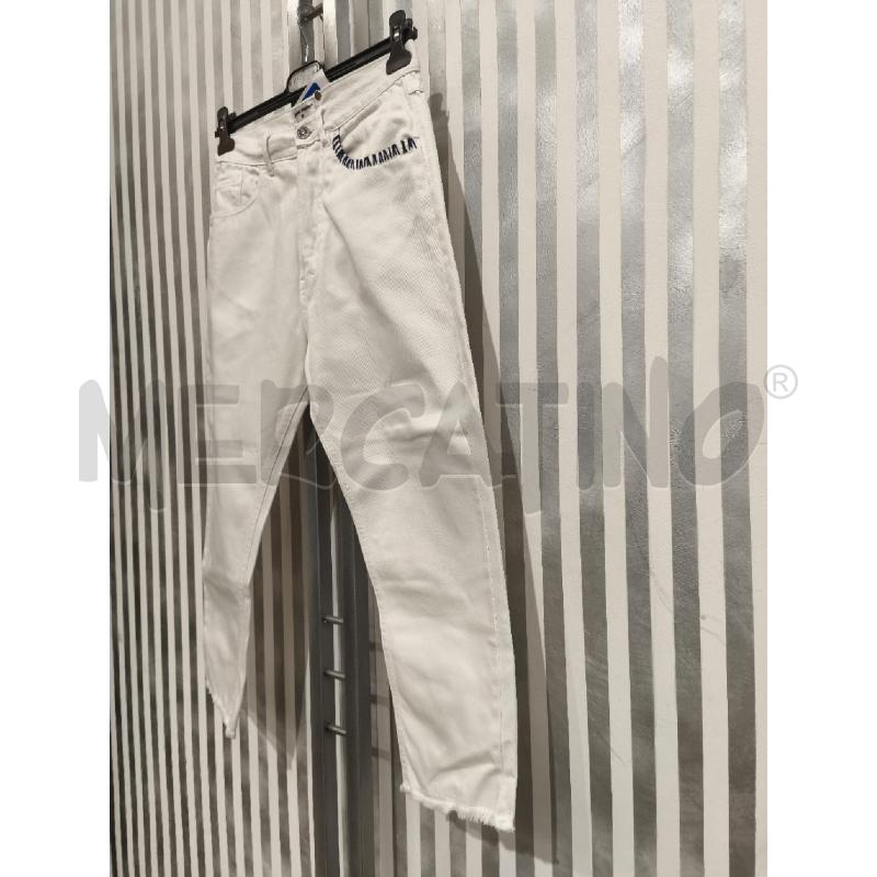 PANTALONE UOMO FRONT STREET BIANCO TASCA RETRO ROSSA BANDANA | Mercatino dell'Usato Campobasso 3